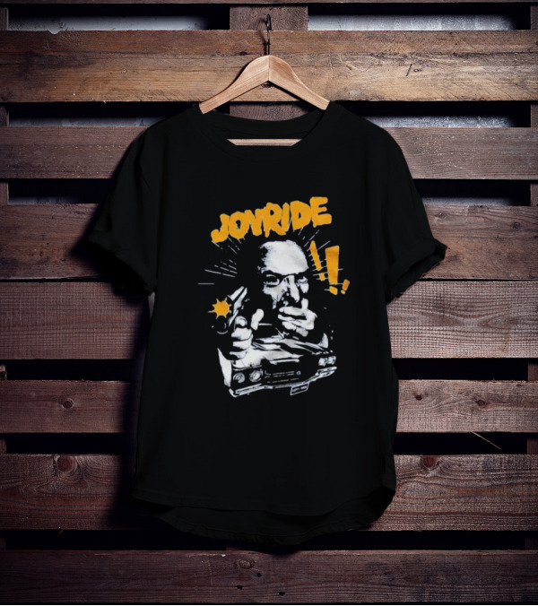 Joyride Man’s World Bold Retro Gunman Adventure T-Shirt