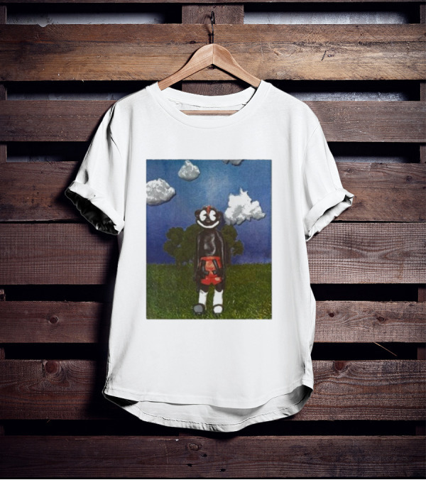 Lil Darkie Sunrise Character With Clouds And Trees T-Shirt