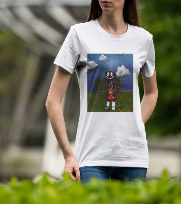 Lil Darkie Sunrise Character With Clouds And Trees T-Shirt