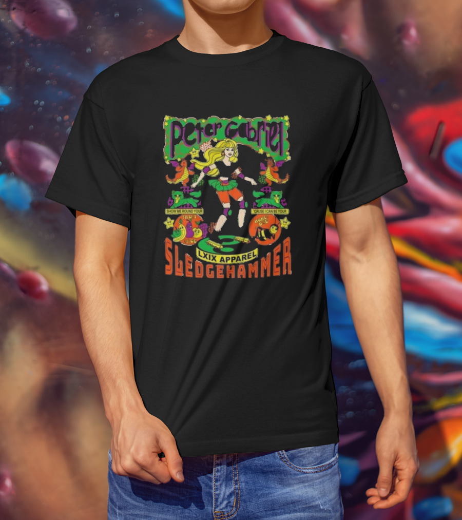 Peter Gabriel Sledgehammer Lxix Apparel Show Me Round Your House T-Shirt