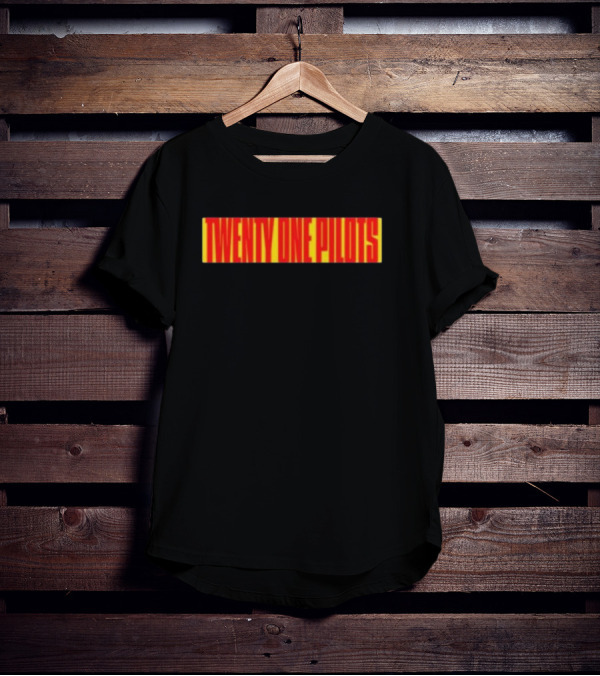 Twenty One Pilots Red Block Wordmark T-Shirt