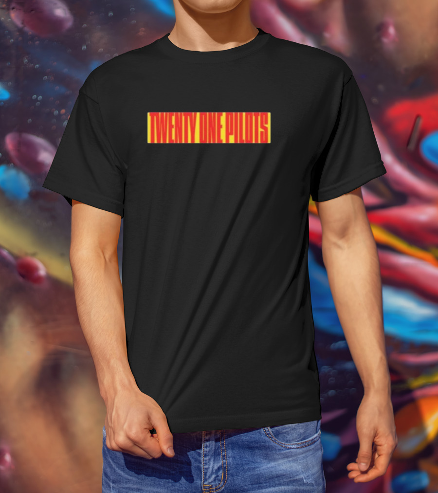 Twenty One Pilots Red Block Wordmark T-Shirt