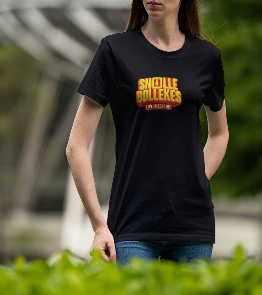 Snollebollekes Live In Concert Official Merchandise Rode T-Shirt