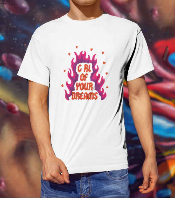 Dylan Girl Of Your Dreams Flame Hearts T-Shirt