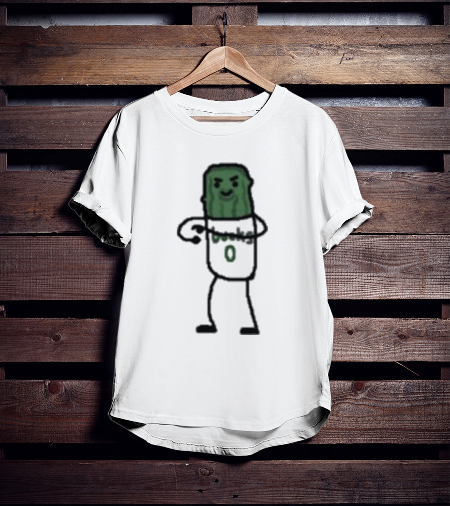 Damian Lillard Pickle Figure With Number 0 T-Shirt
