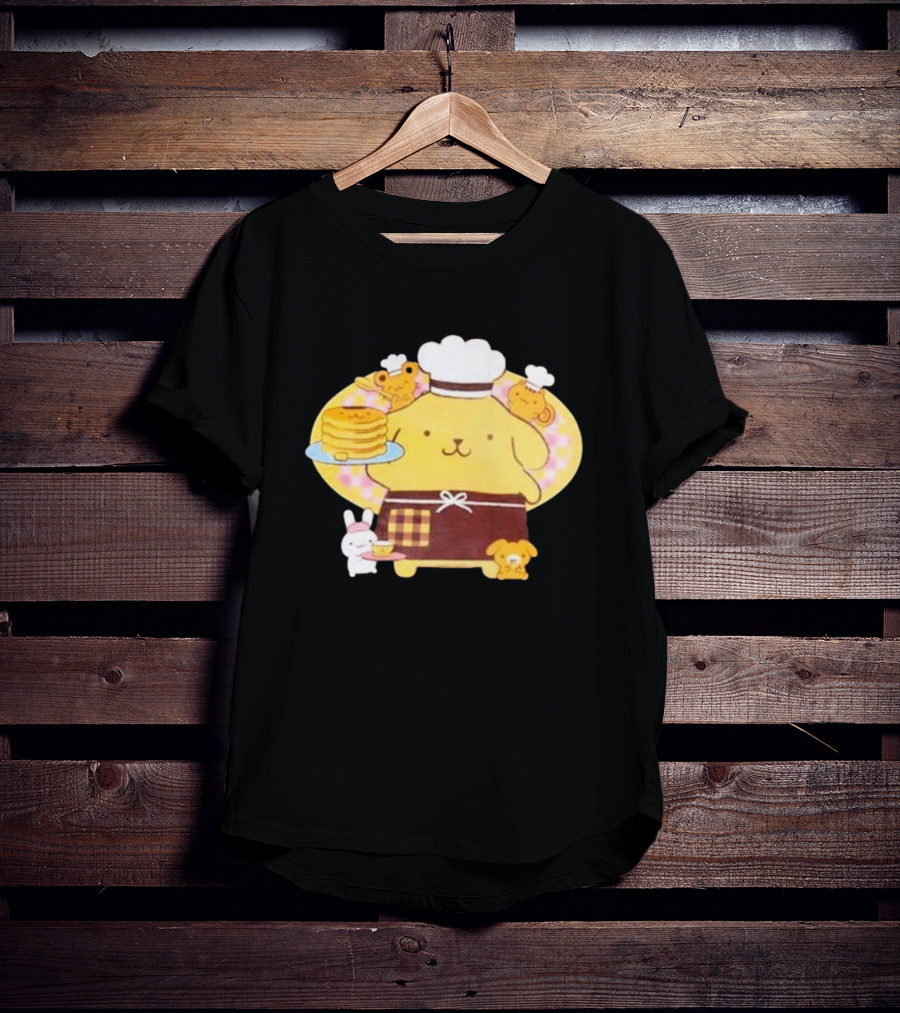 Join The Sanrio Pompompurin Pancake Chef T-Shirt