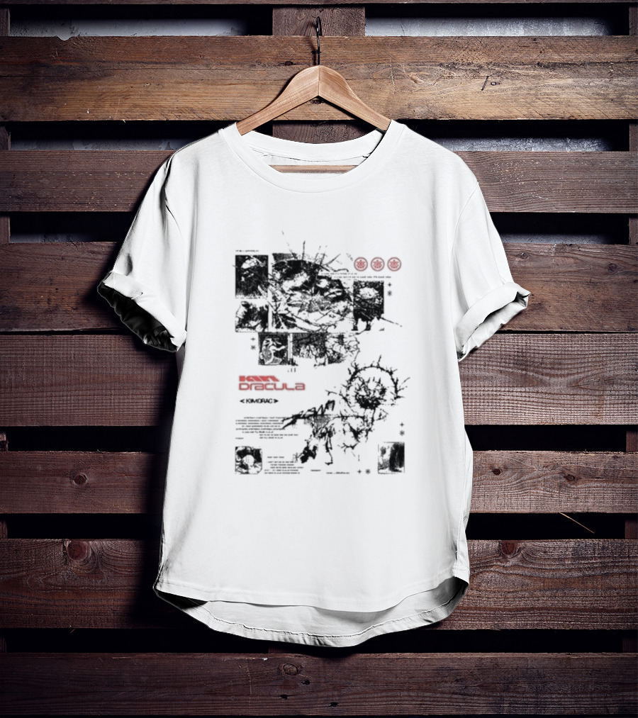 Kim Dracula Comic Style Graphics KIMOFACI T-Shirt