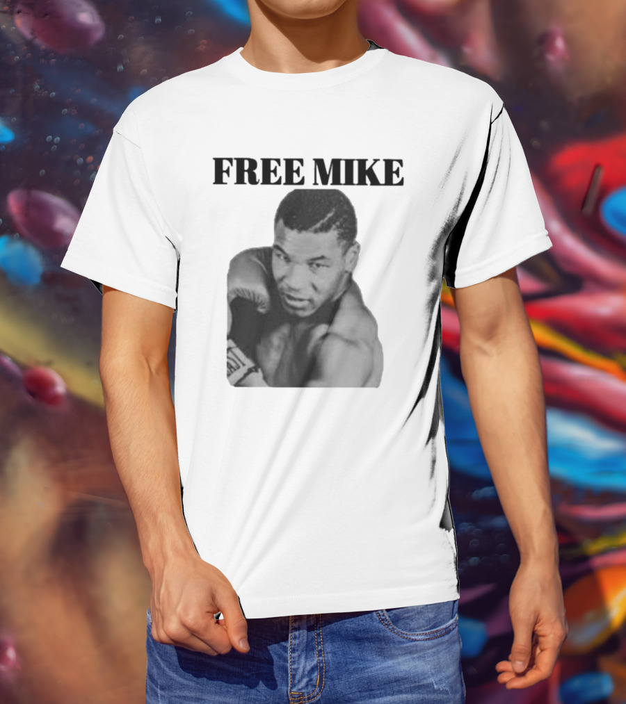 Free Mike Tyson Boxing Legend Image T-Shirt