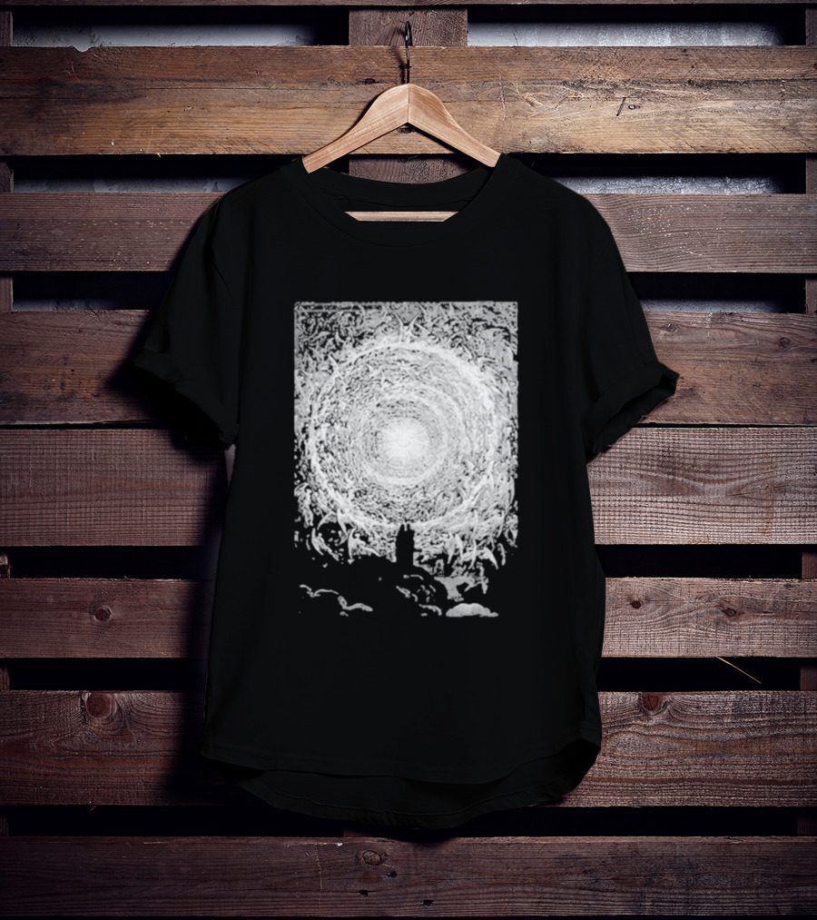 Zheani Worship The Spiritual Meat Grinder Celestial Swirling Vortex T-Shirt