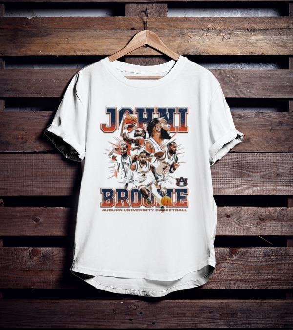 Johni Broome Auburn University Basketball T-Shirt