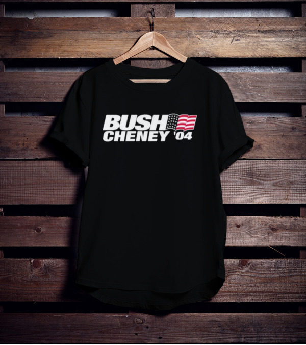 BUSH CHENEY '04 American Flag T-Shirt