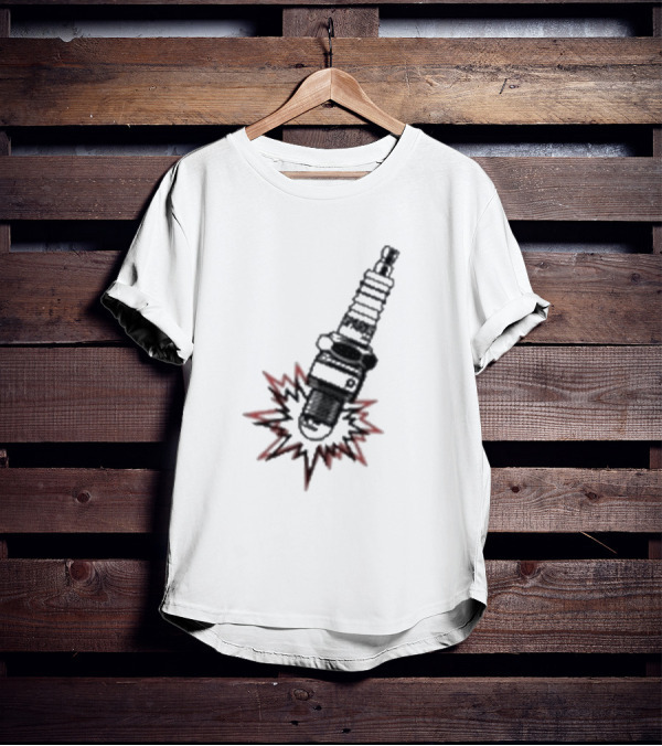 Sparks Plug Ignition Flash T-Shirt