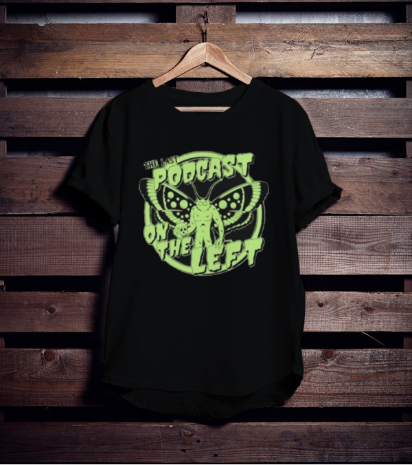 The Last Podcast On The Left Mothman Neon T-Shirt