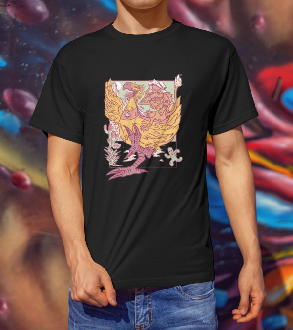 Canyon Rider Wolf And Chicken Desert Adventure The Yetee T-Shirt