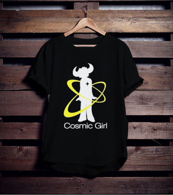 Jamiroquai Cosmic Girl Buffalo Yellow Swirl T-Shirt