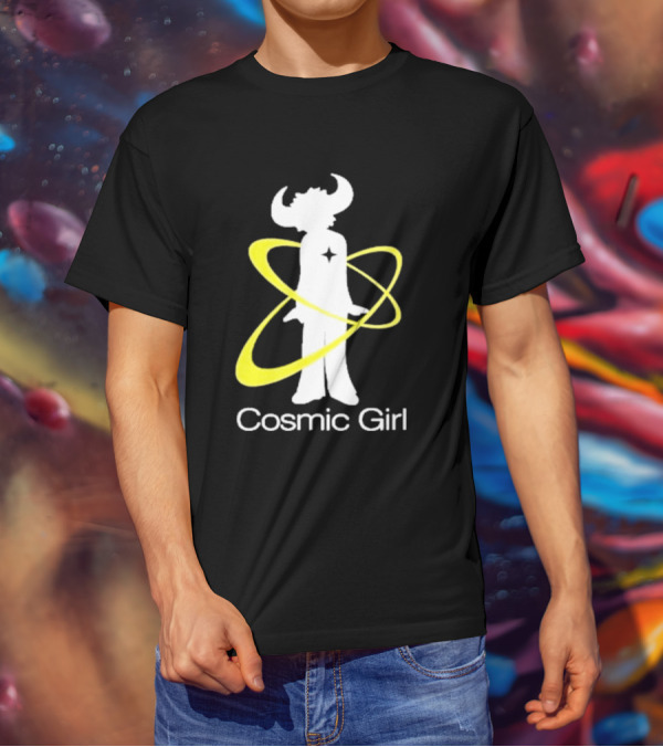 Jamiroquai Cosmic Girl Buffalo Yellow Swirl T-Shirt