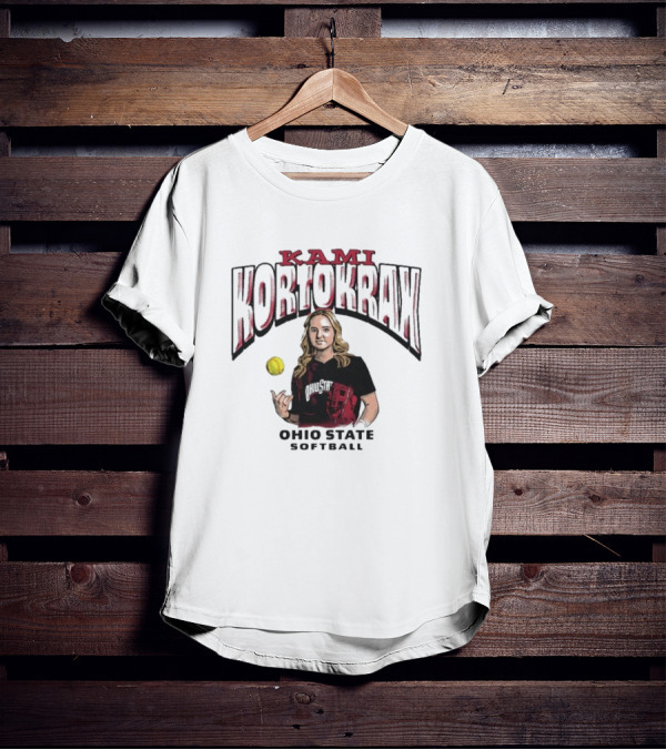 Kami Kortokrax Ohio State Softball Champion T-Shirt