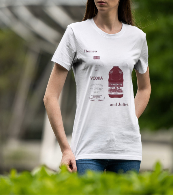 Romeo Vodka And Juliet Cranberry T-Shirt