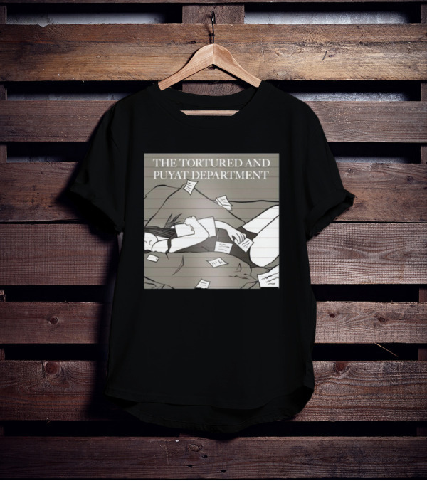 The Tortured And Puyat Department Sleepless Exhaustion Notebook Pages T-Shirt
