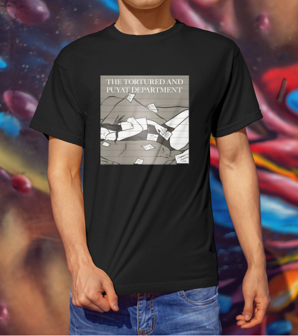 The Tortured And Puyat Department Sleepless Exhaustion Notebook Pages T-Shirt
