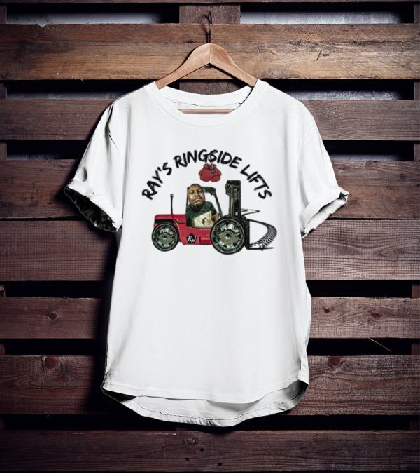 Ray's Ringside Lifts RJ Basketball Forklift Gloves T-Shirt
