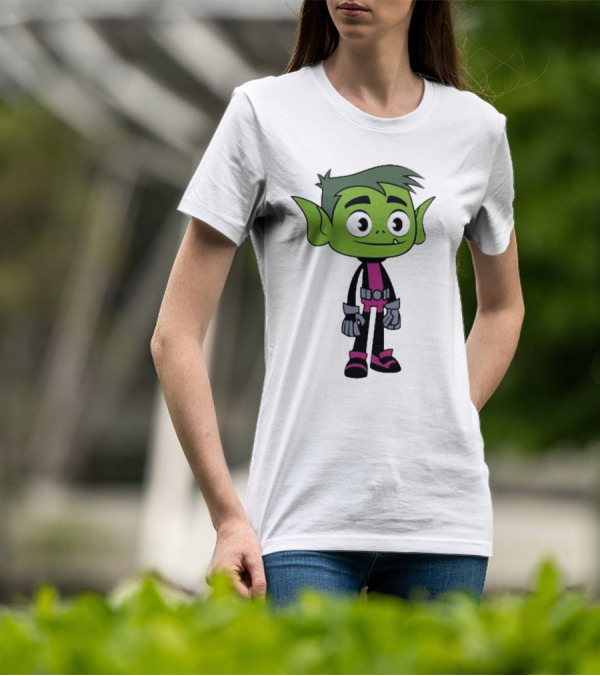 Ray William Johnson Wearing Teen Titans Beast Boy Character T-Shirt