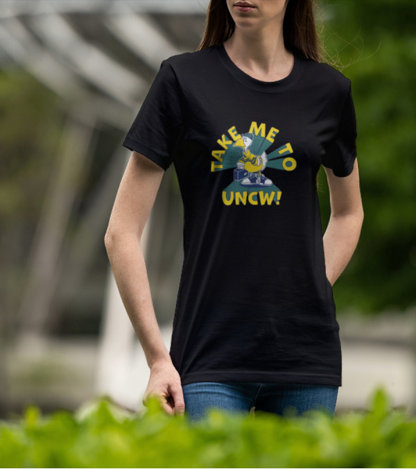Take Me To UNCW Seahawk Wearing Cap And Sneakers T-Shirt