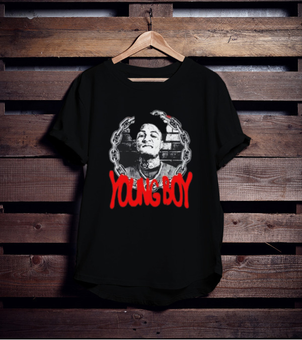 Never Broke Again Young Boy Chain T-Shirt