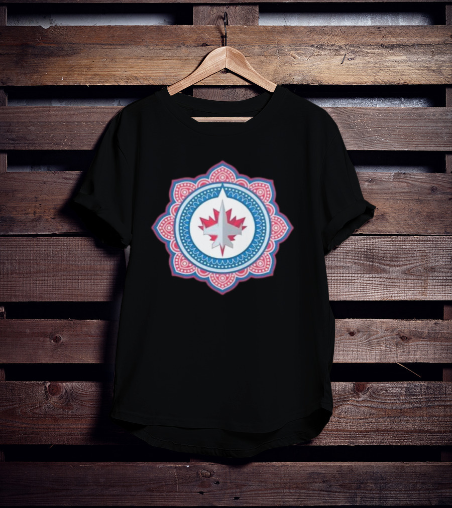 Winnipeg Jets South Asian Heritage Mandala T-Shirt