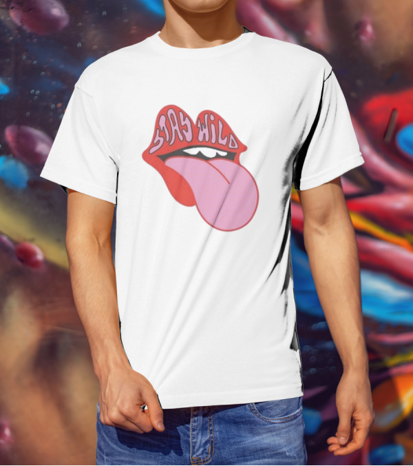 Stay Wild Lips Tongue T-Shirt