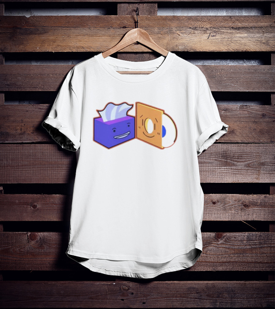 Burner The Strangers Tissue And Vinyl Record Faces T-Shirt