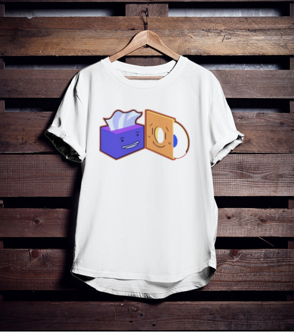 Burner The Strangers Tissue And Vinyl Record Faces T-Shirt