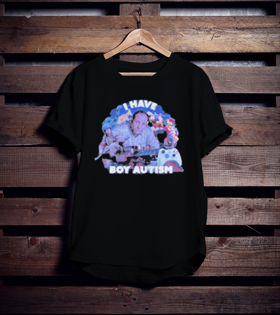 I HAVE BOY AUTISM Gaming Blocks And Toys T-Shirt