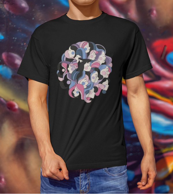 Women’s Day Mewtripled Multicolored T-Shirt