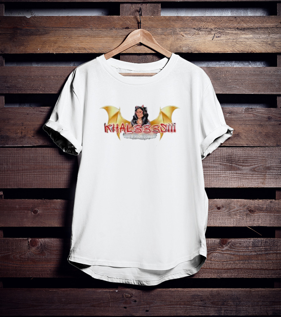 Khal333siii Winged Who's Your Queen T-Shirt