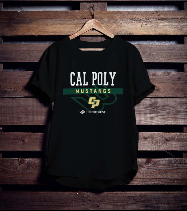 Cal Poly Mustangs The Big West CP T-Shirt