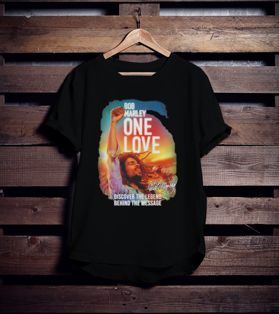 Bob Marley One Love Discover The Legend Behind The Message T-Shirt
