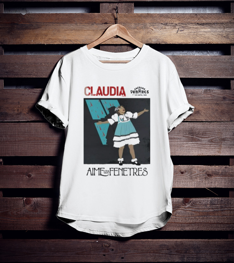 CLAUDIA Aime Les Fenêtres Chroniques Des Vampires T-Shirt