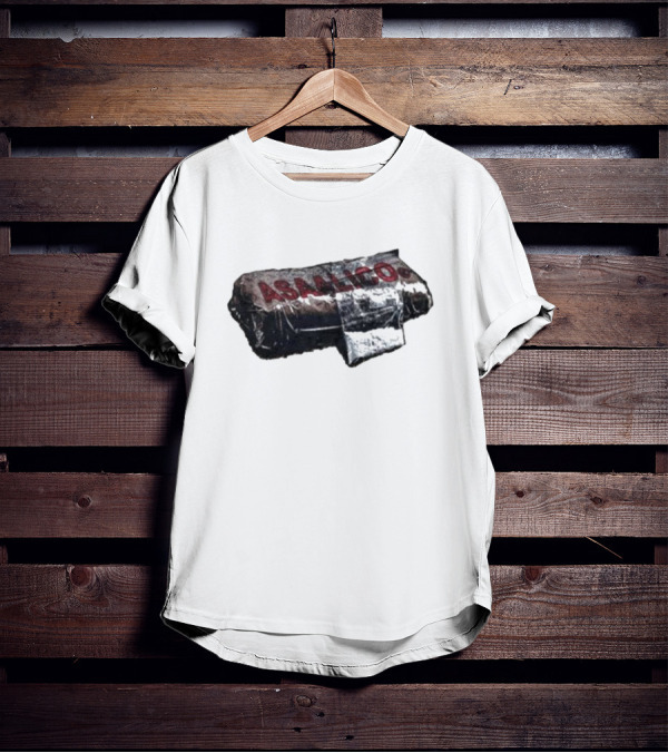 Asaalico Asaali Brick Wrapped Text T-Shirt