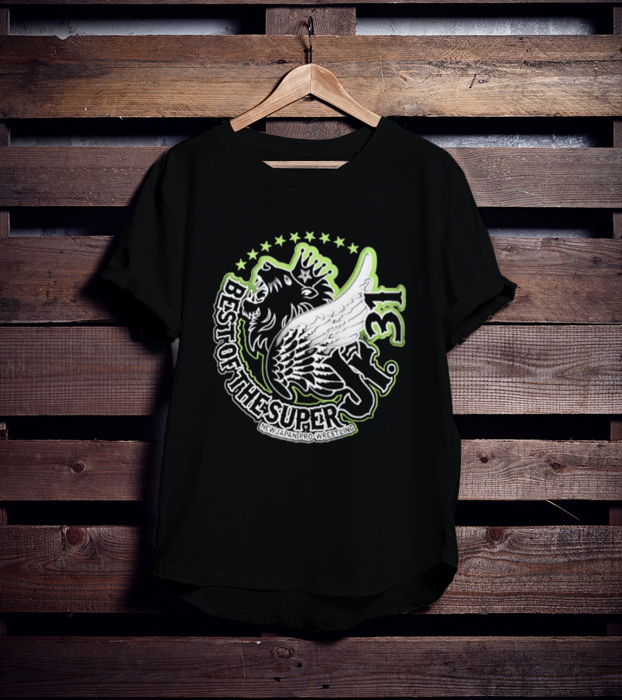 Best Of The Super Jr 31 New Japan Pro Wrestling Winged Lion T-Shirt