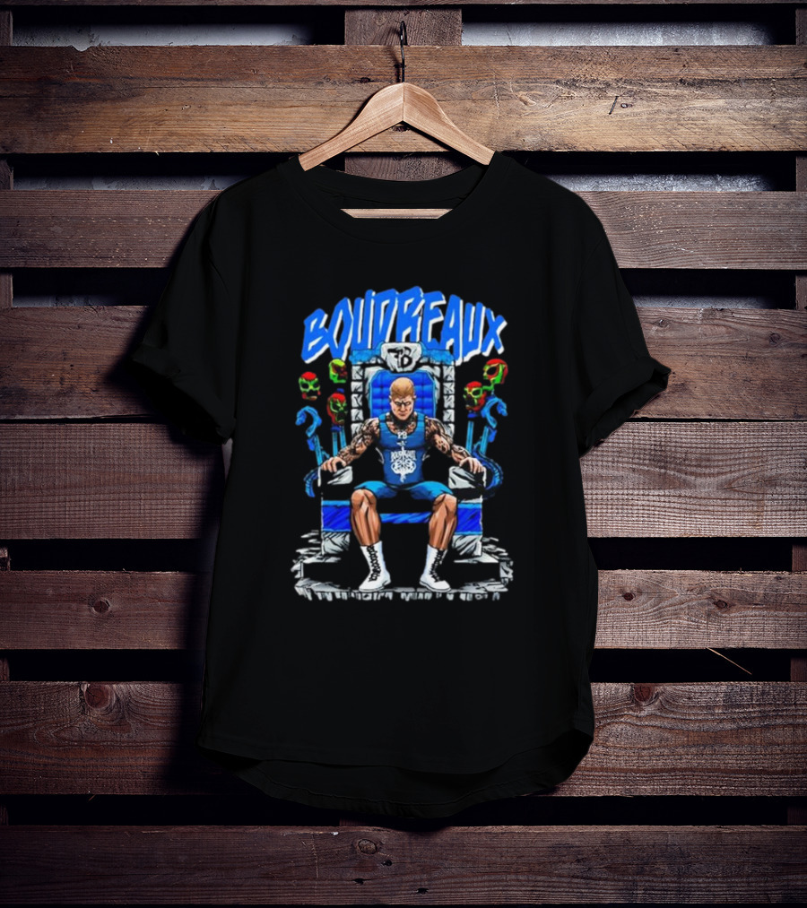 BFD Boudreaux Throne With Skulls And Crossbones T-Shirt