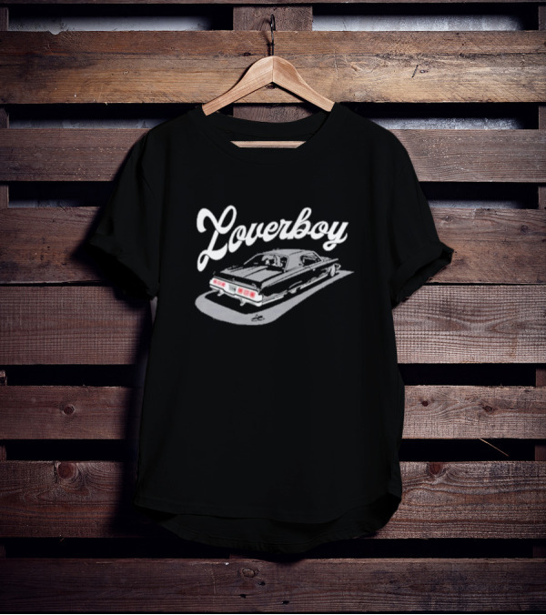 Loverboy Classic Car Illustration Bomb The Artist T-Shirt