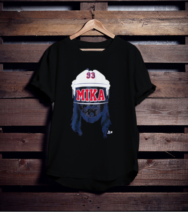 Mika Zibanejad 93 Mika Hockey Helmet T-Shirt