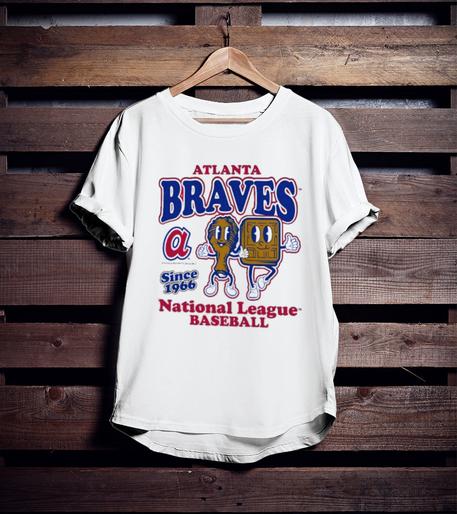 Atlanta Braves National League Baseball Since 1966 Cooperstown Collection Food Concessions T-Shirt