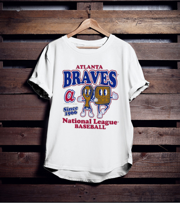 Atlanta Braves National League Baseball Since 1966 Cooperstown Collection Food Concessions T-Shirt