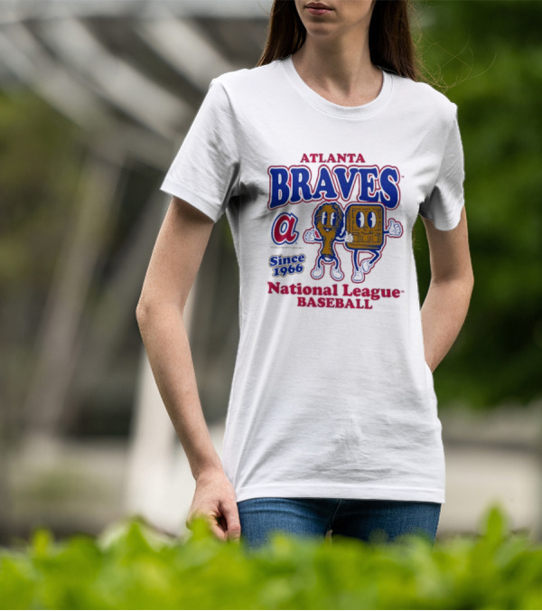 Atlanta Braves National League Baseball Since 1966 Cooperstown Collection Food Concessions T-Shirt