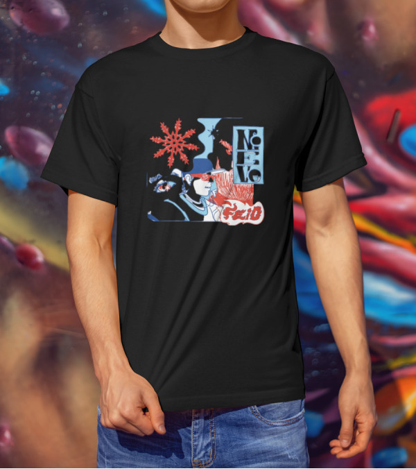 Ferxxo Merch Store Feid Nieve Snowflake Graphic Hip-Hop T-Shirt
