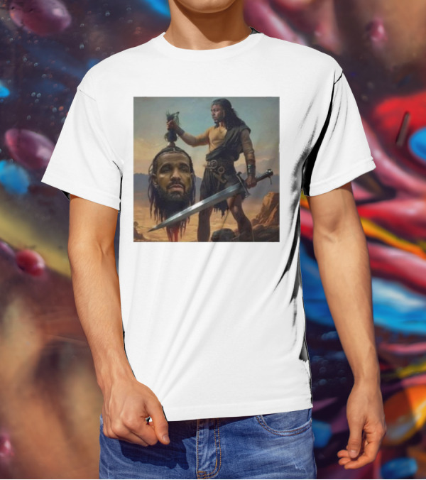 Hermainem Kendrick Holding Drake’s Head In Epic Scene T-Shirt