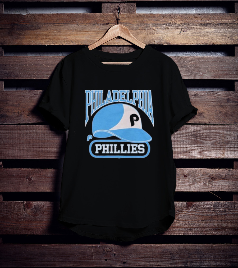 Philadelphia Phillies Blue Helmet Logo T-Shirt