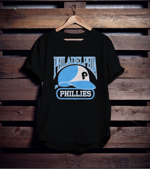 Philadelphia Phillies Blue Helmet Logo T-Shirt